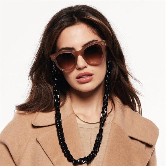 Celine CL4003IN 24F Cat Eye Sunglasses - White/Brown Gradient - Picture 3 of 11